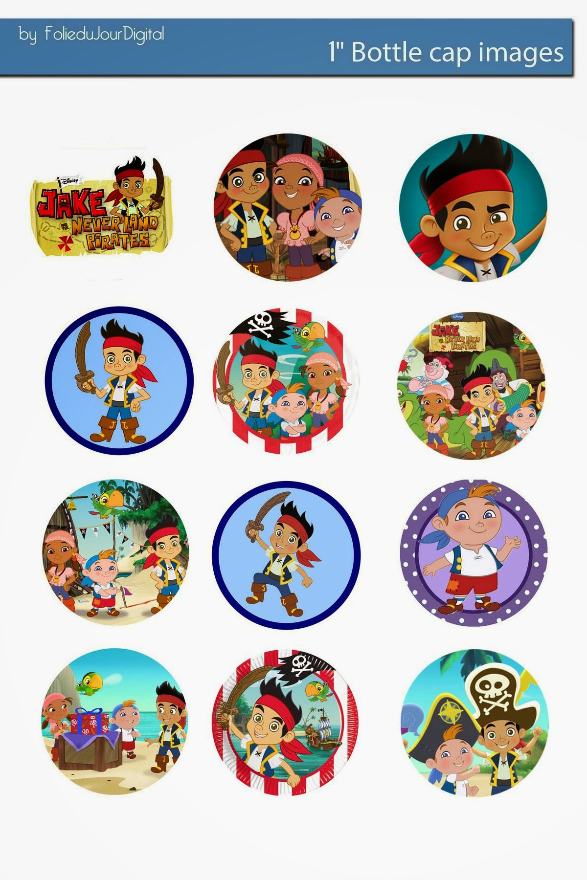Free Bottle Cap Images Jack and the Neverland Pirates free bottle cap