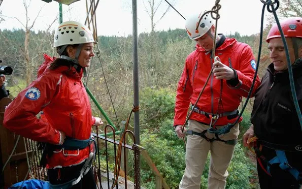 Prince William, Duke of Cambridge and Catherine, Duchess of Cambridge visits the Towers Residential Outdoor Education Centre