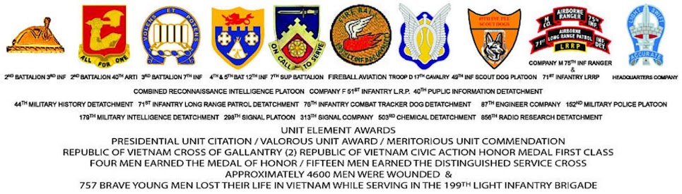 199th BRIGADE UMITS FOR VIETNAM
