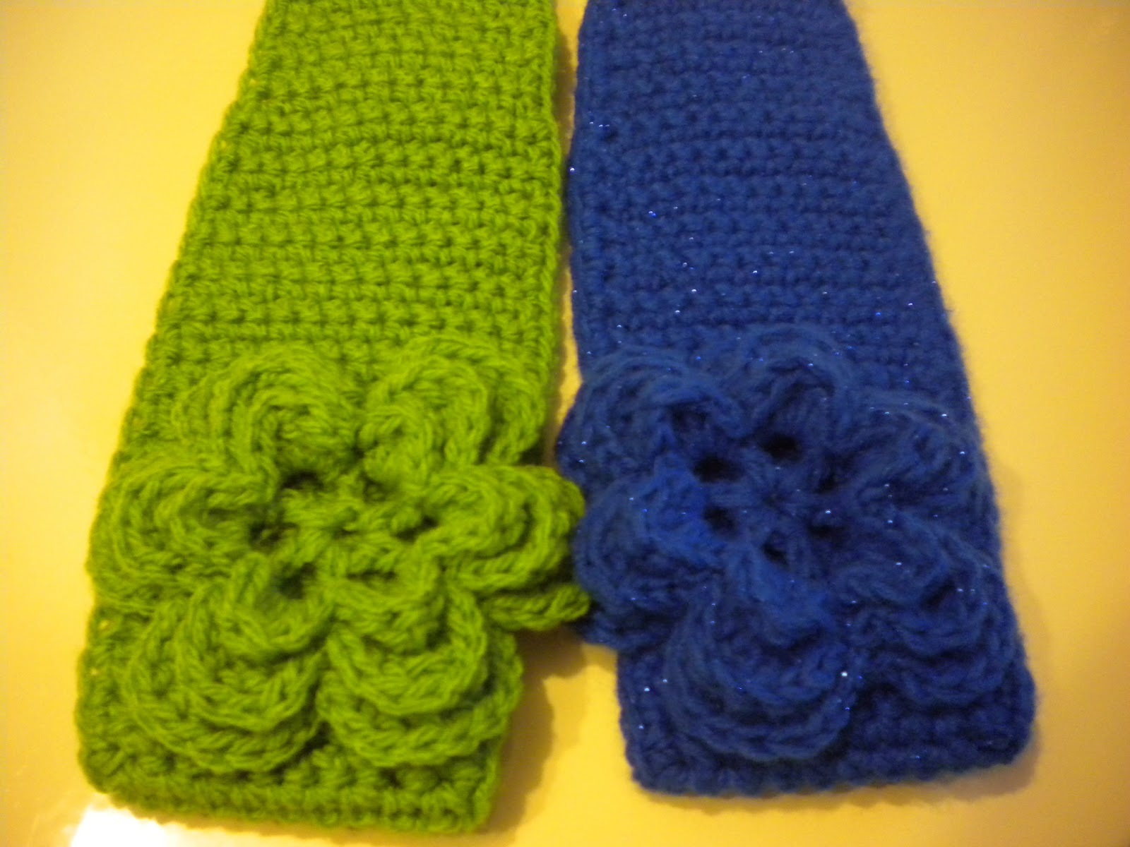 Featherwing Crochet Ear Warmers