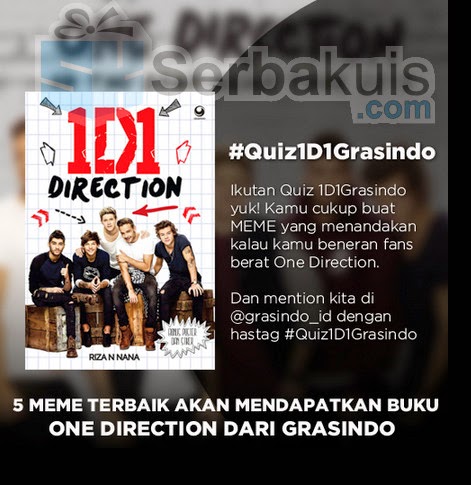 Kuis Membuat Meme Berhadiah 5 Buku One Direction Kuis Membuat Meme Berhadiah 5 Buku One Direction