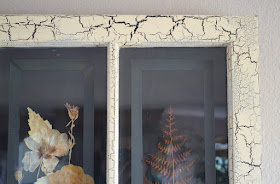 Turn a reclaimed window into a decorative frame by Over The Apple Tree
