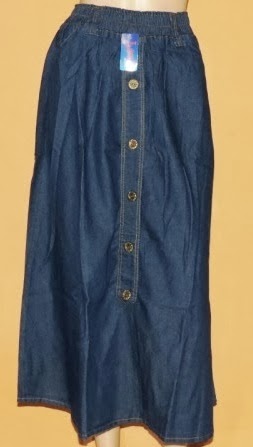 Rok Pinggang Karet Bahan Jeans RM266 Rok Pinggang Karet Bahan Jeans RM266