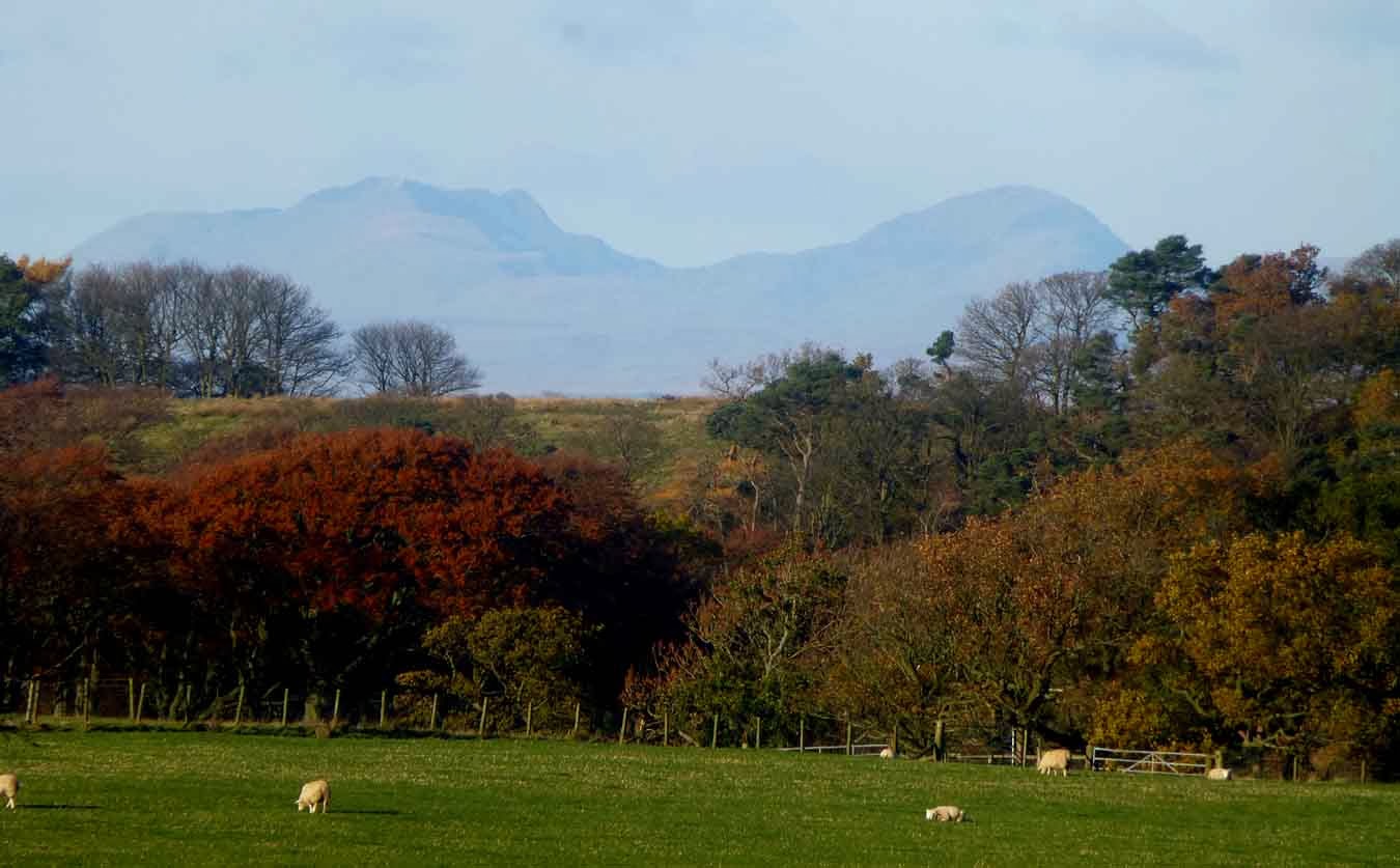 Alex and Bob`s Blue Sky Scotland Bathgate Hills. Linlithgow. The