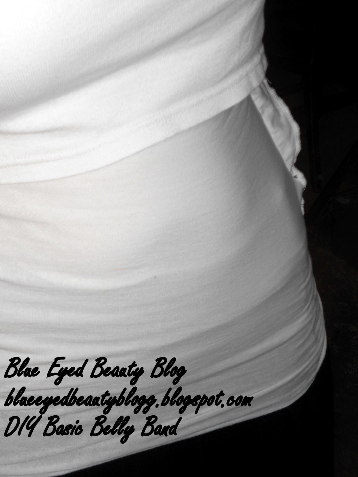Blue Eyed Beauty Blog DIY Basic Belly Band