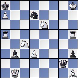 Problema de mate en 2 de Joan Claret, Els Escacs a Catalunya, 1933
