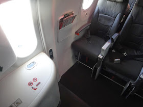 boeing jetstar exit row emergency seat 23j given had been some