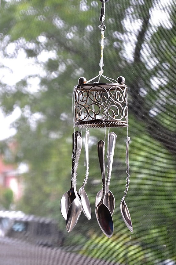 Let It Shine Diy Wind Chimes Recycle Spoons
