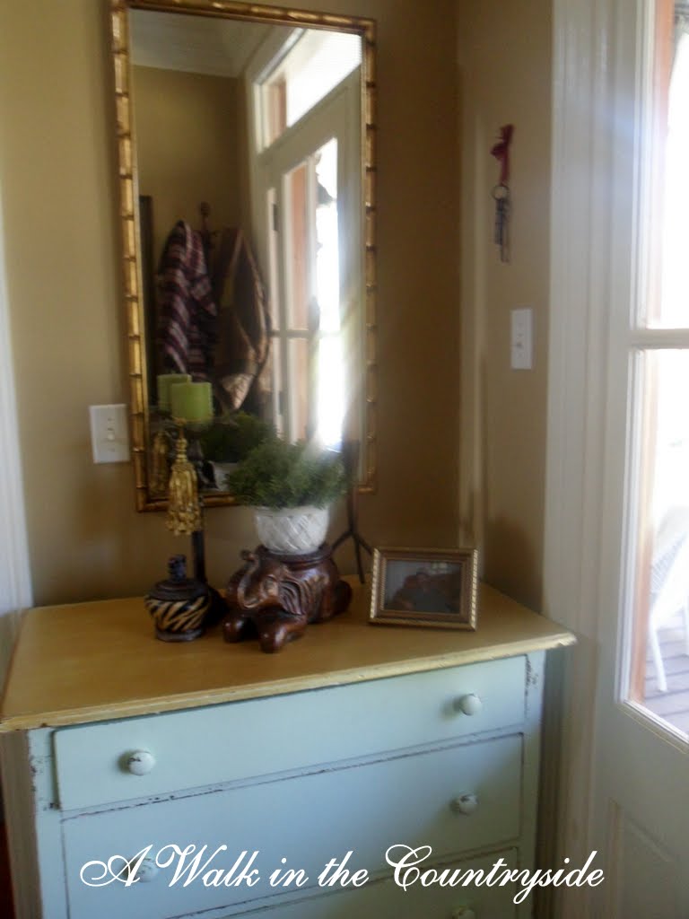 A Walk in the Countryside Foyer Chest Redo