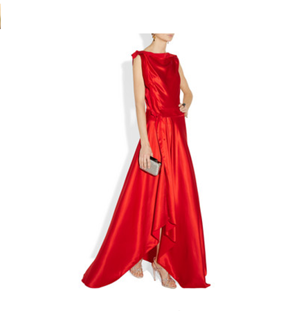 red flapper dress