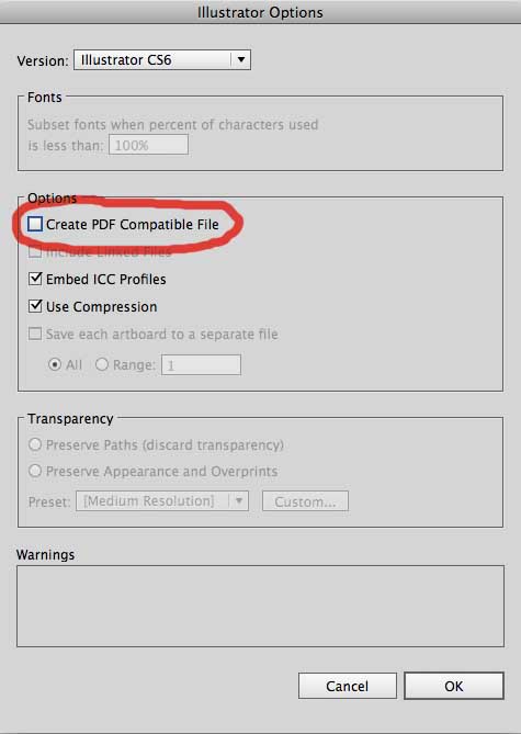 how to compress pdf file size illustrator