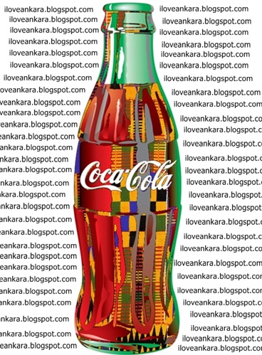 African Print Ankara Kente Coca Cola bottle - iloveankara.blogspot.co.uk