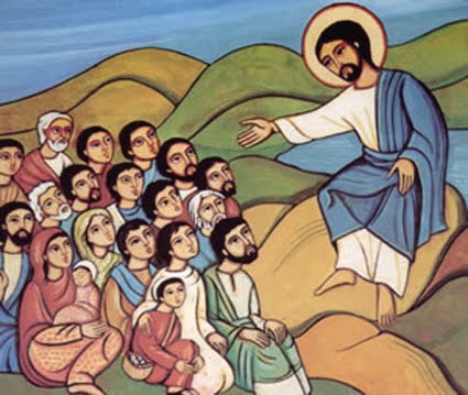 Imagini pentru ISUS PREDICA DE PE MUNTE