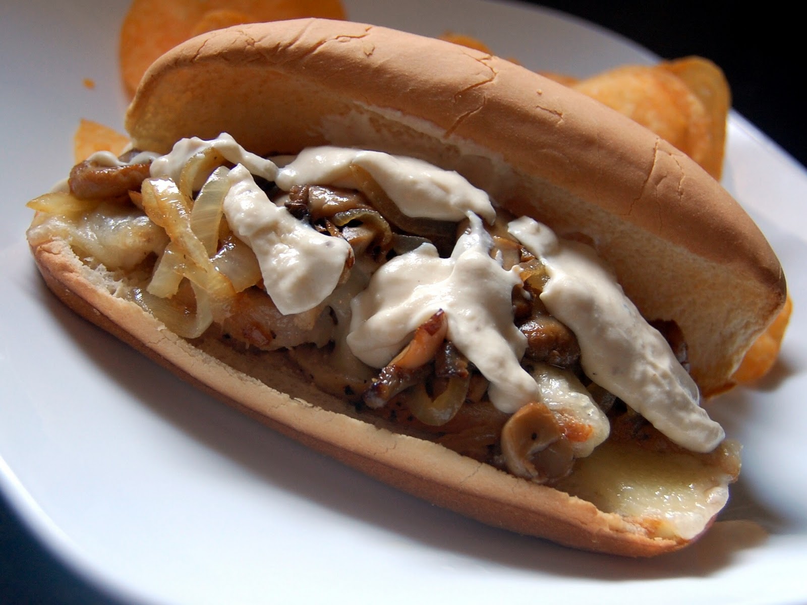 Cassie Craves Pork Sandwiches with Sour Cream Sauce