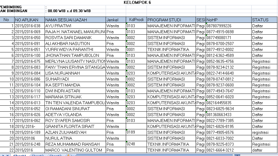 Nama Nama Peserta Ospek Kelompok 6 Welcome To Blog Team 6