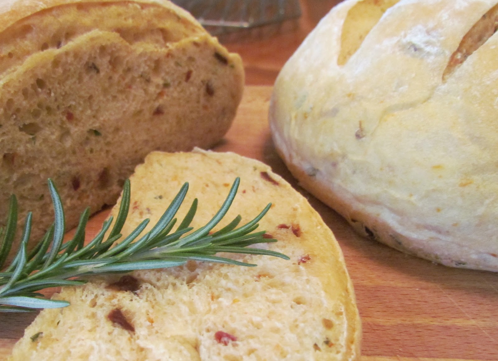 Rhubarb & Roses Rustic Peasant Rosemary Bread