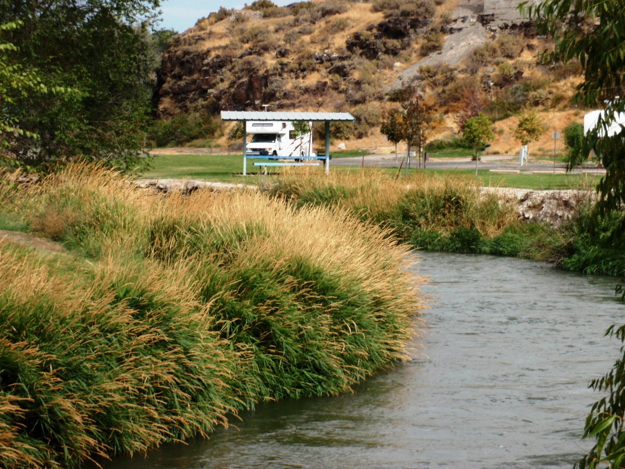 Me and My Dogand My RV Rock Creek RV Park, Twin Falls, ID