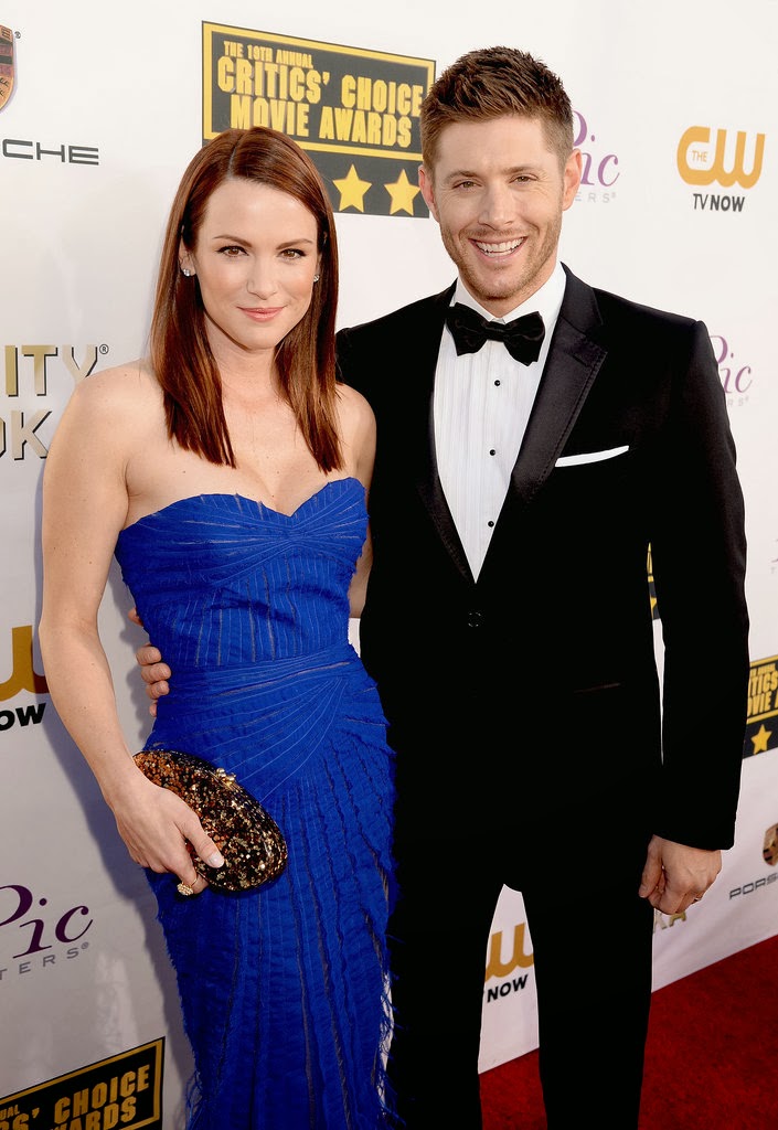 Celeb Diary Jensen Ackles & Danneel Harris 2014 Critics’ Choice