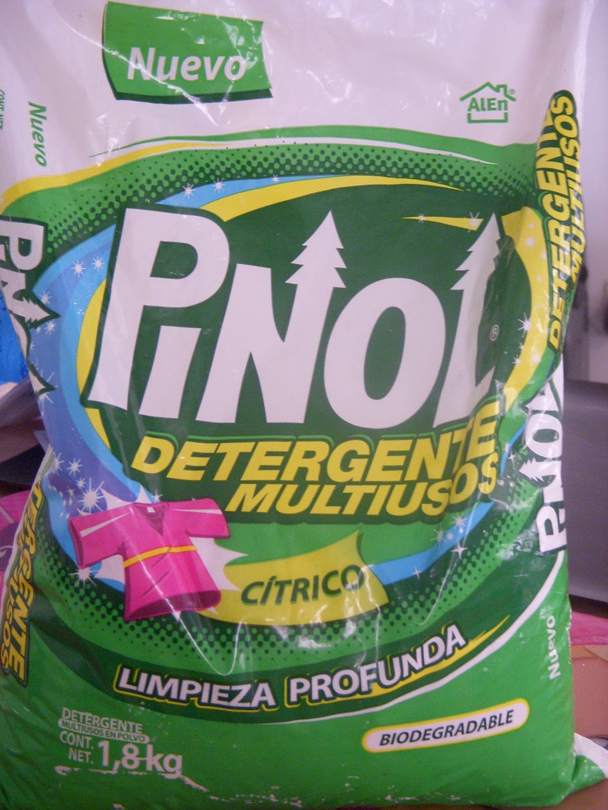 Productos Probados Detergente Pinol