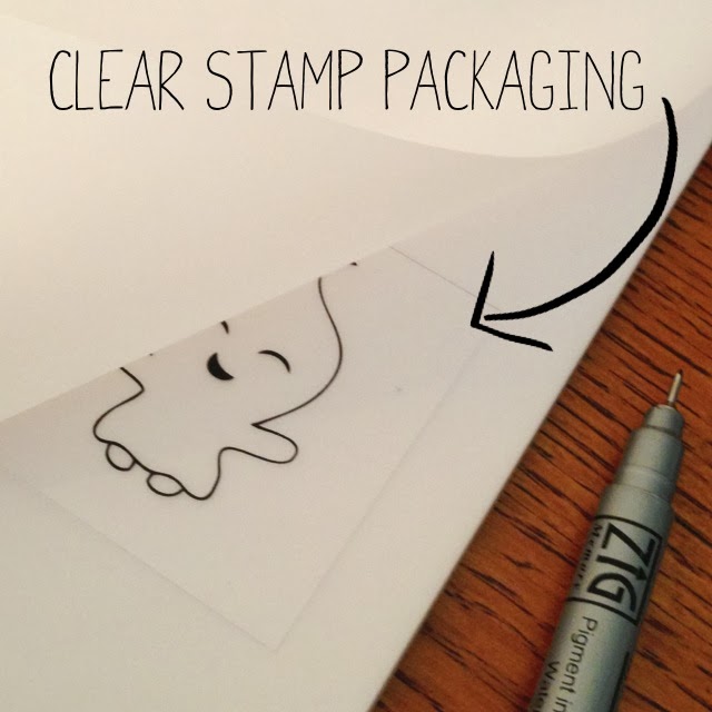 That's What She Said Tracing Paper + Stamps = Happy Little Haunts