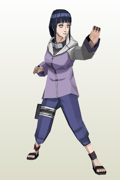 naruto hinata papercraft papercraft paradise papercrafts