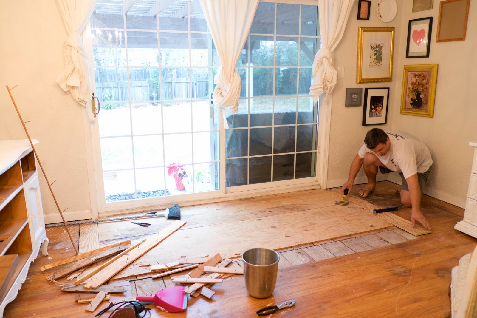 Domestic Fashionista Recovering Hardwood Floors