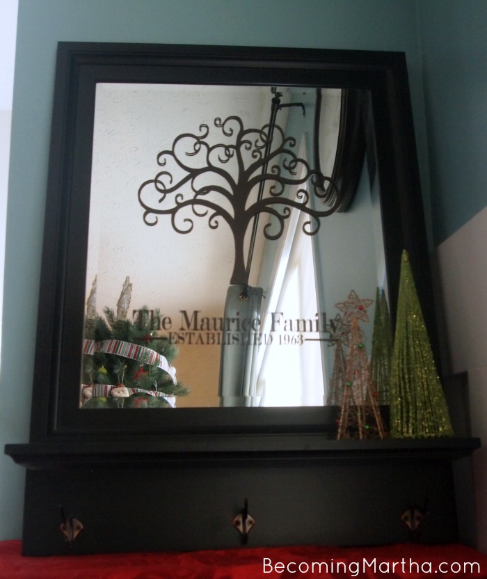 DIY Family Tree Mirror The Simply Crafted Life