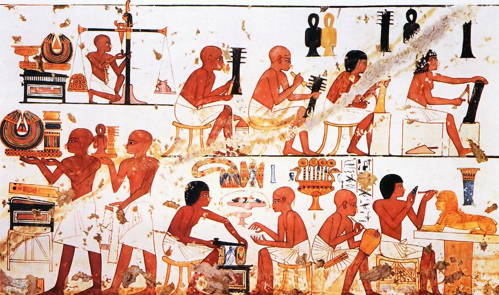 Ancient Egyptians Working
