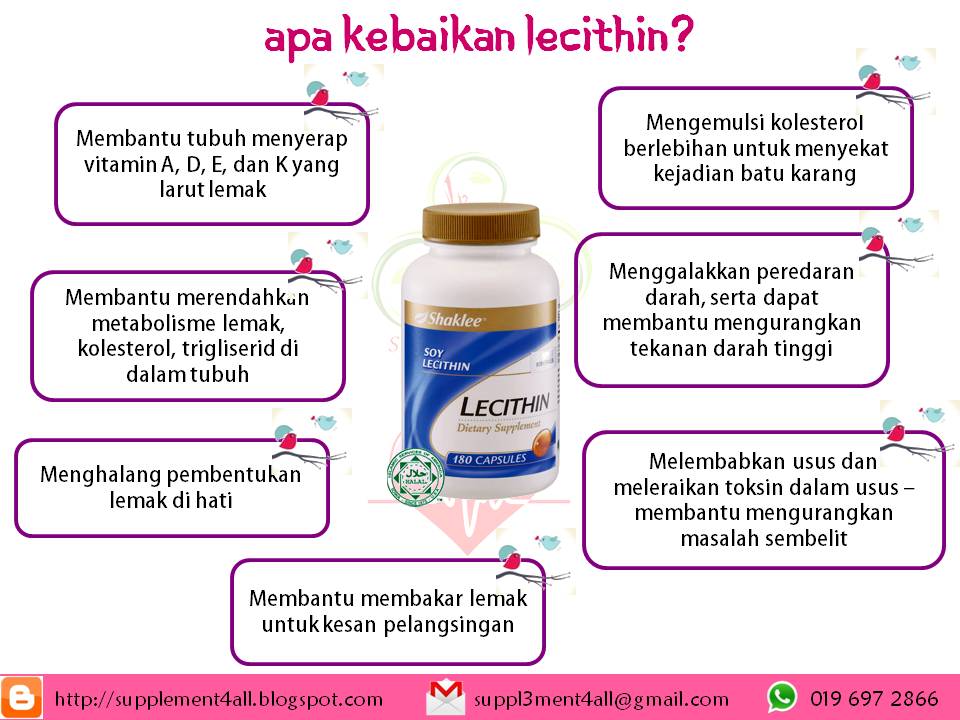 Supplement4all, Specially Created 4 YOU! Lecithin Shaklee Untuk Kurus