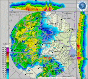 Sobre esa área, desde el domingo a la tarde, hasta el Lunes a la tarde, . historial radar 