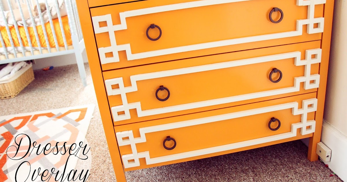 Grosgrain DIY Dresser Overlay