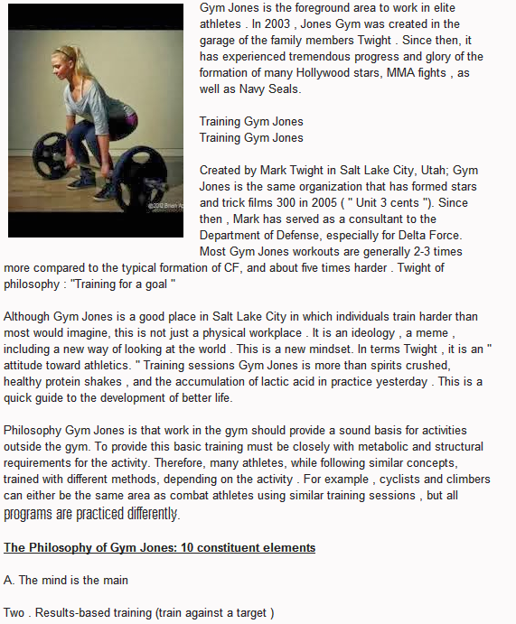 Gym jones workouts plan.The Bodybuilder