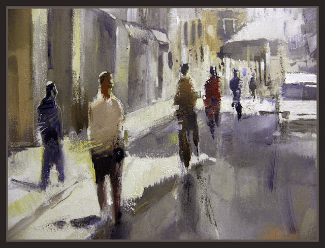 SITGES-GARRAF-PINTURA-CALLES-CARRERS-CUADROS-PINTOR-ERNEST DESCALS-