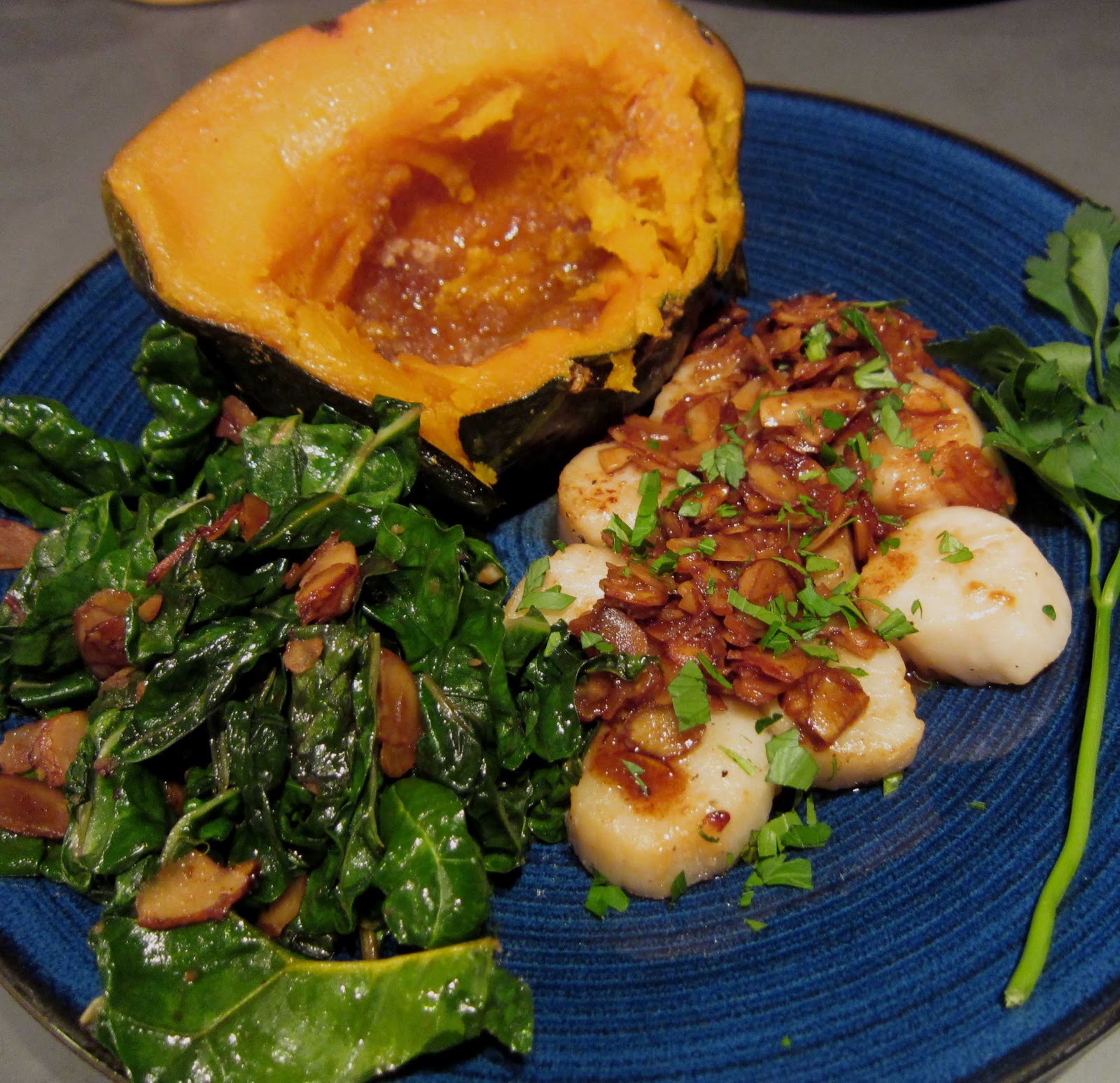 all dad, all day Seared Scallops with Winter Squash and Swiss Chard Last Night's Dinner