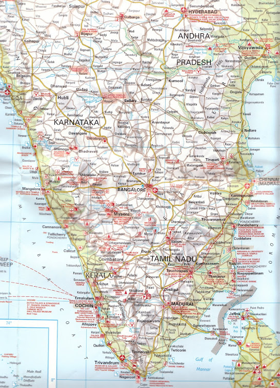 South India Map