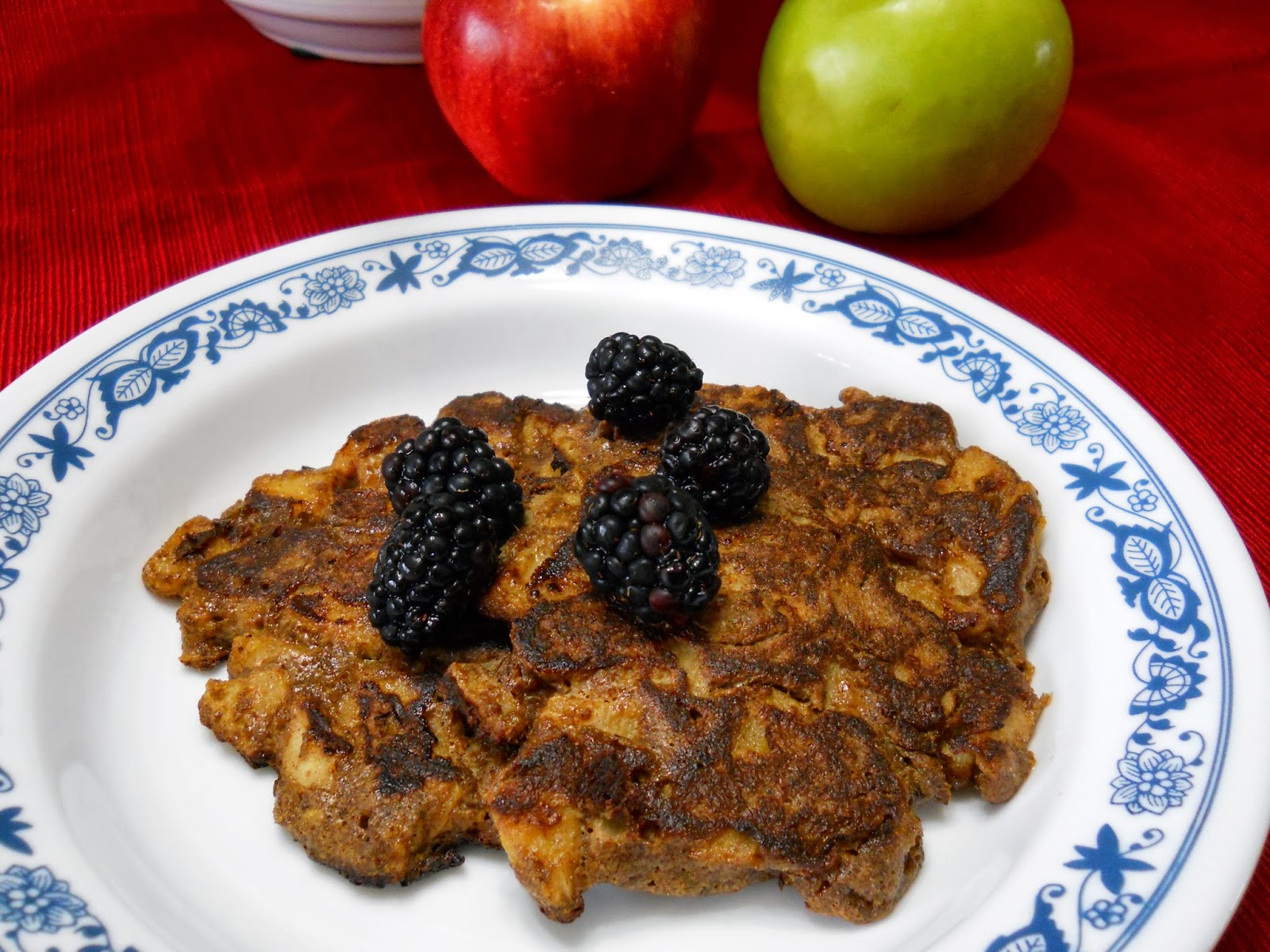 Kathy's Kitchen, Health, and Nutrition Apple Fritter Flaxcakes—Focus