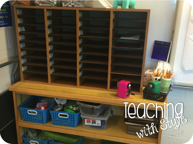 Storage in 5th Grade - Teaching With Style!