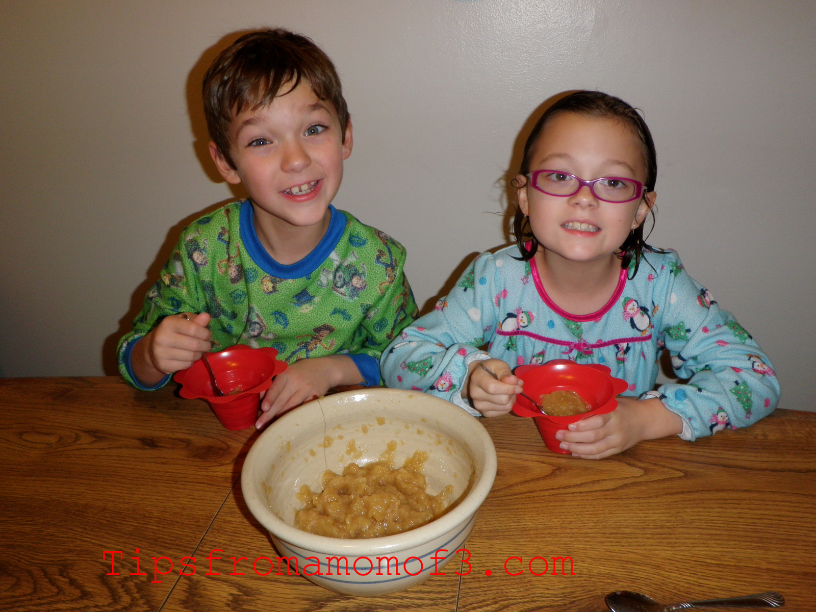 Tips From A Mom of 3 Cooking With Kids Homemade Applesauce Recipe!