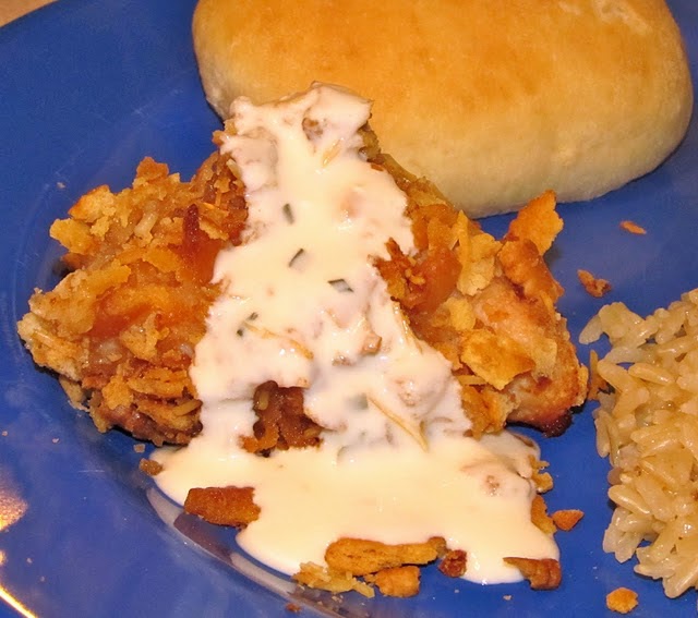 Ritz Chicken with Herbed Cream Sauce