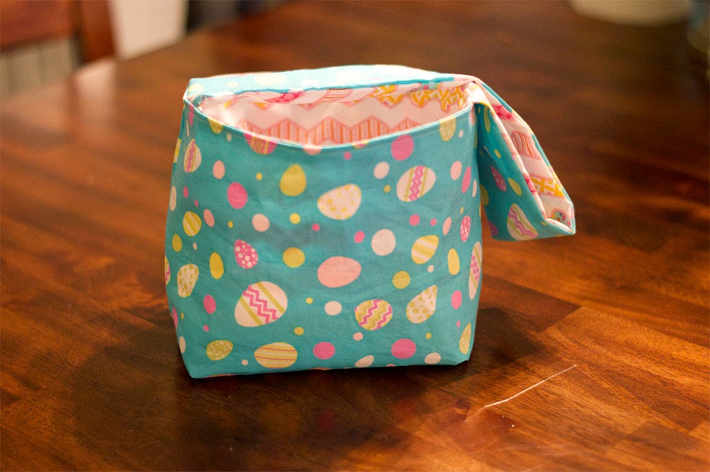 Fabric Tote Easter Basket Tutorial