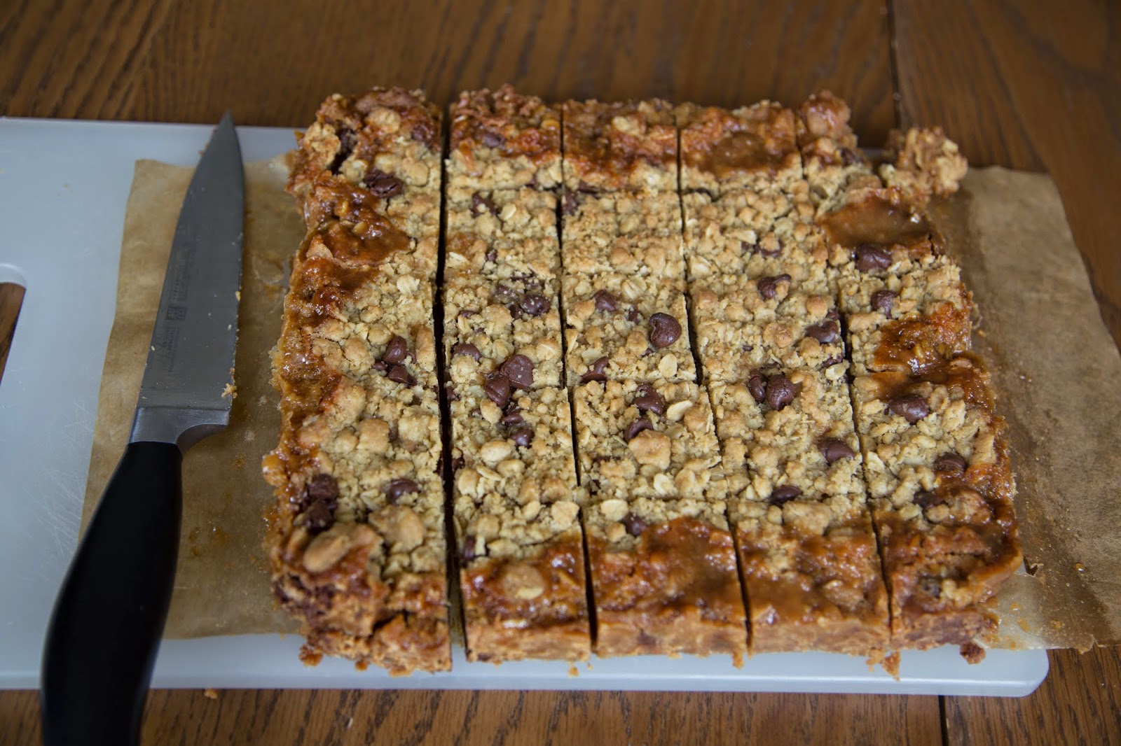 113 grams of butter Caramel oatmeal bars