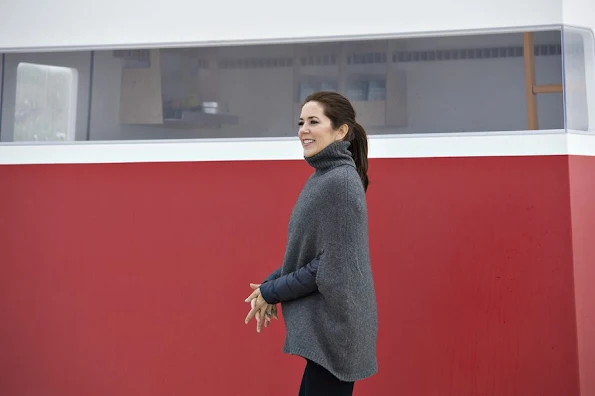 Crown Princess Mary of Denmark, as patron of the Danish Swimming Federation, participated in the inauguration of the new Life-Saving Post at the Tversted Strand