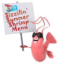 Dog Days Bar & Grill, June Sizzlin' Summer Shrimp Menu, Lake of the Ozarks