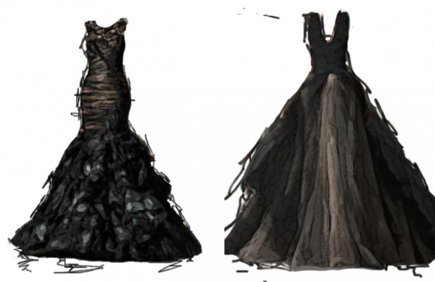 black wedding dresses say yes to the dress