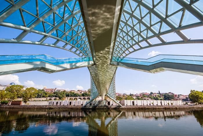 The Bridge of Peace — Tbilisi, Georgia
