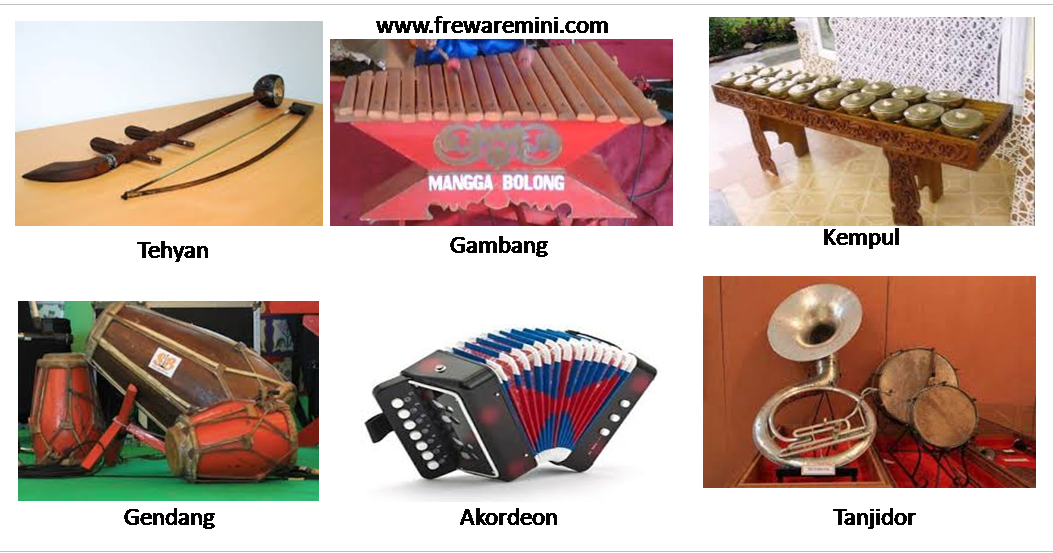 Indonesian Musical Instrument Traditional musical instruments Betawi (Jakarta)