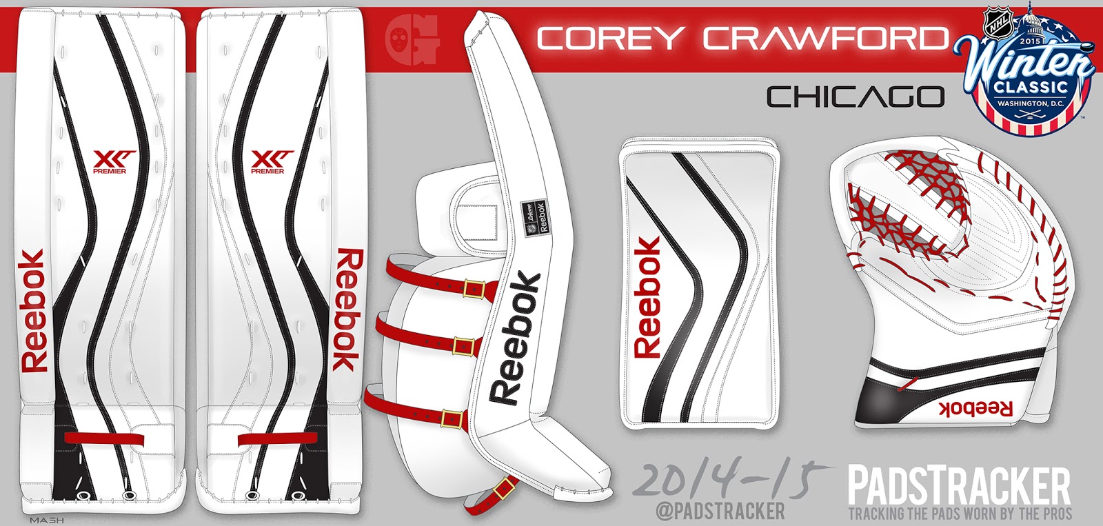 I Love Goalies!: Corey Crawford 2014-15 Mask