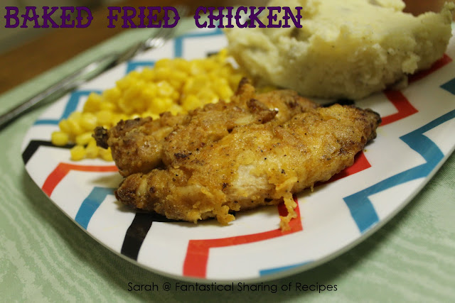 Baked Fried Chicken - mouthwatering chicken that you just can't stop eating! #chicken