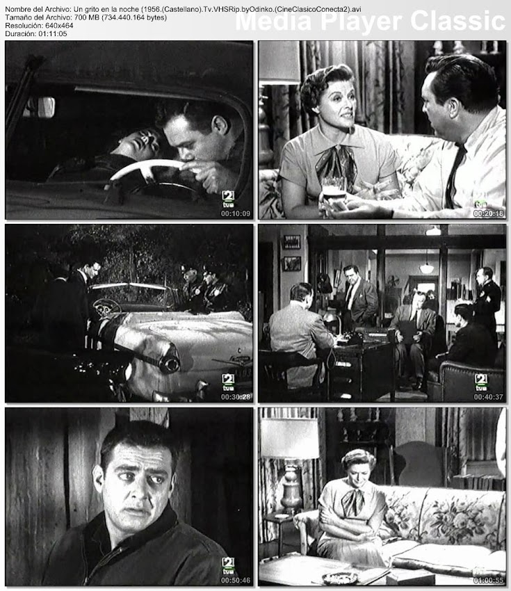 Capturas: Un grito en la noche | 1956 | A Cry in the Night Un grito en la noche | 1956 | A Cry in the Night | Secuencias de la película