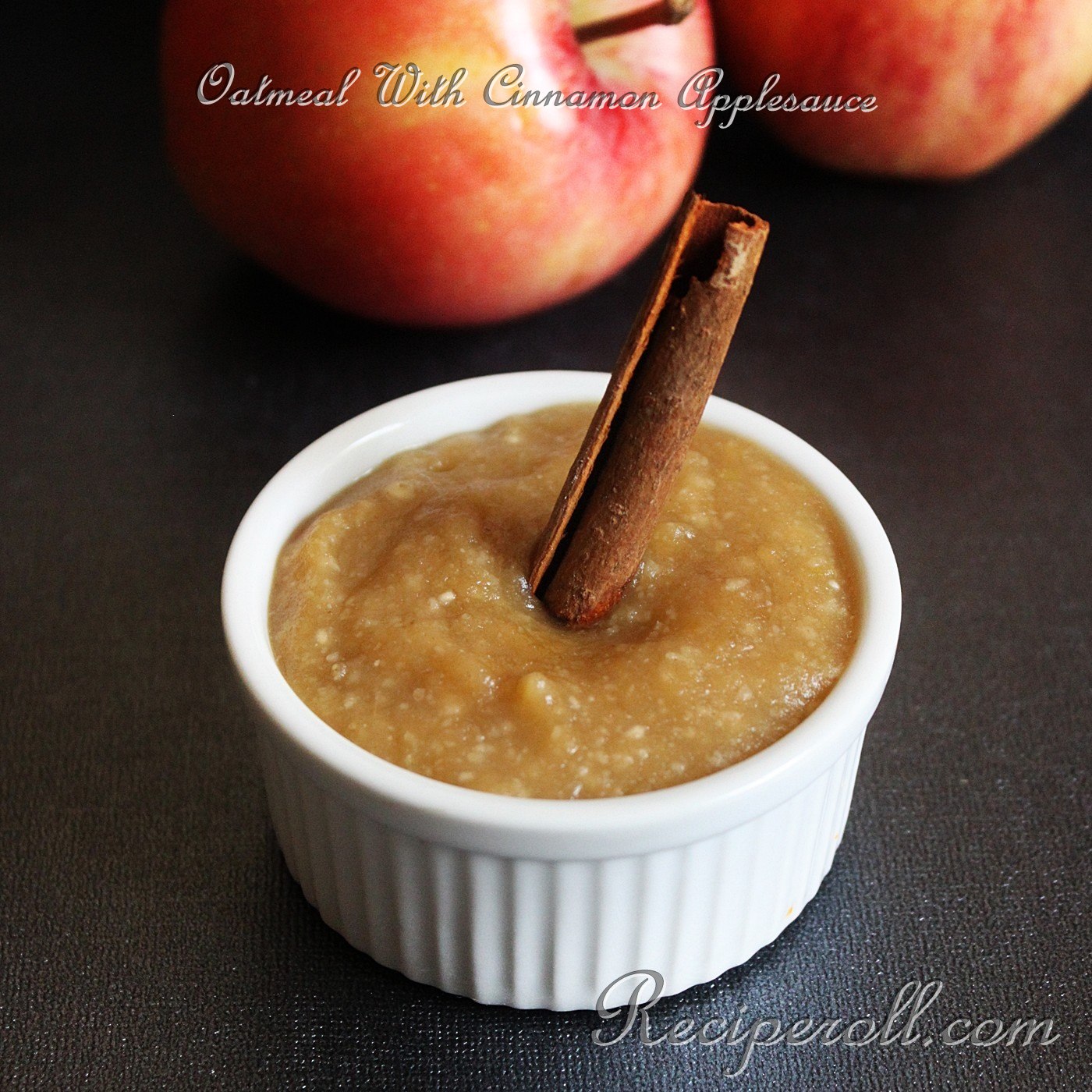 Oatmeal With Cinnamon Apple Sauce Homemade Baby Foods